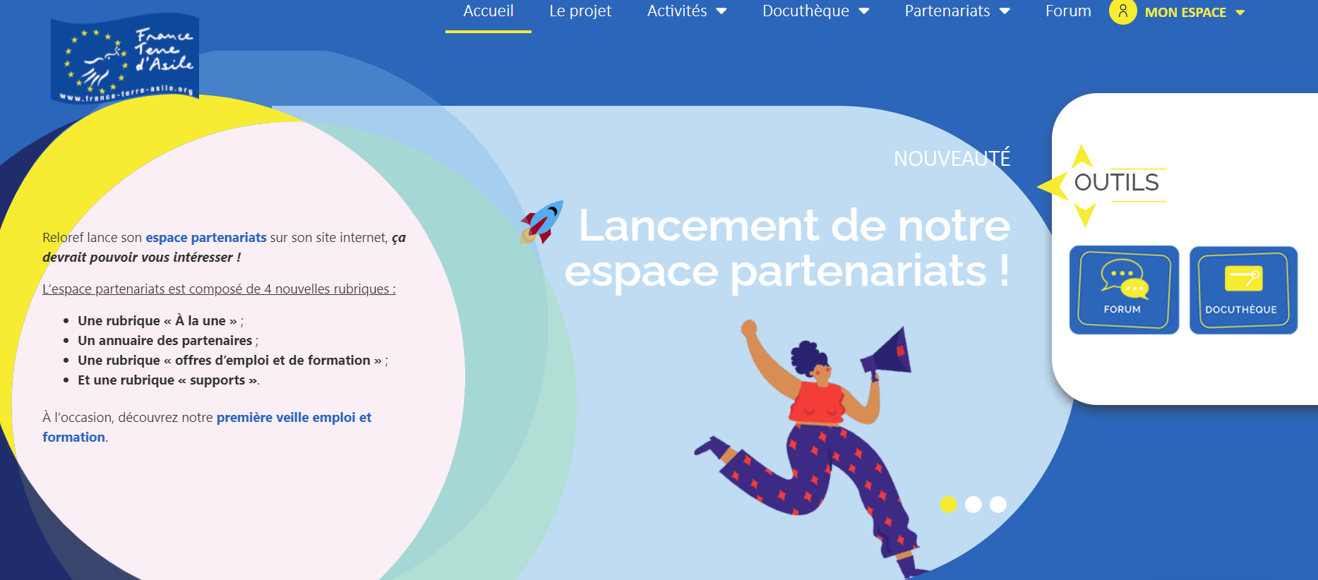 Lancement de notre espace partenariats !