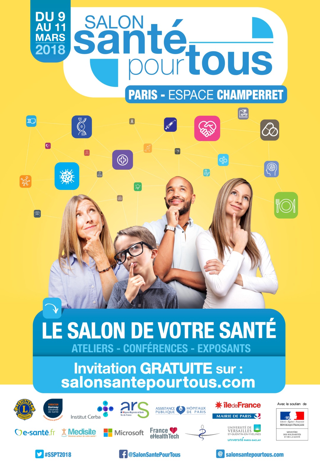 Salon Sante pour tous Nouvelle Affiche