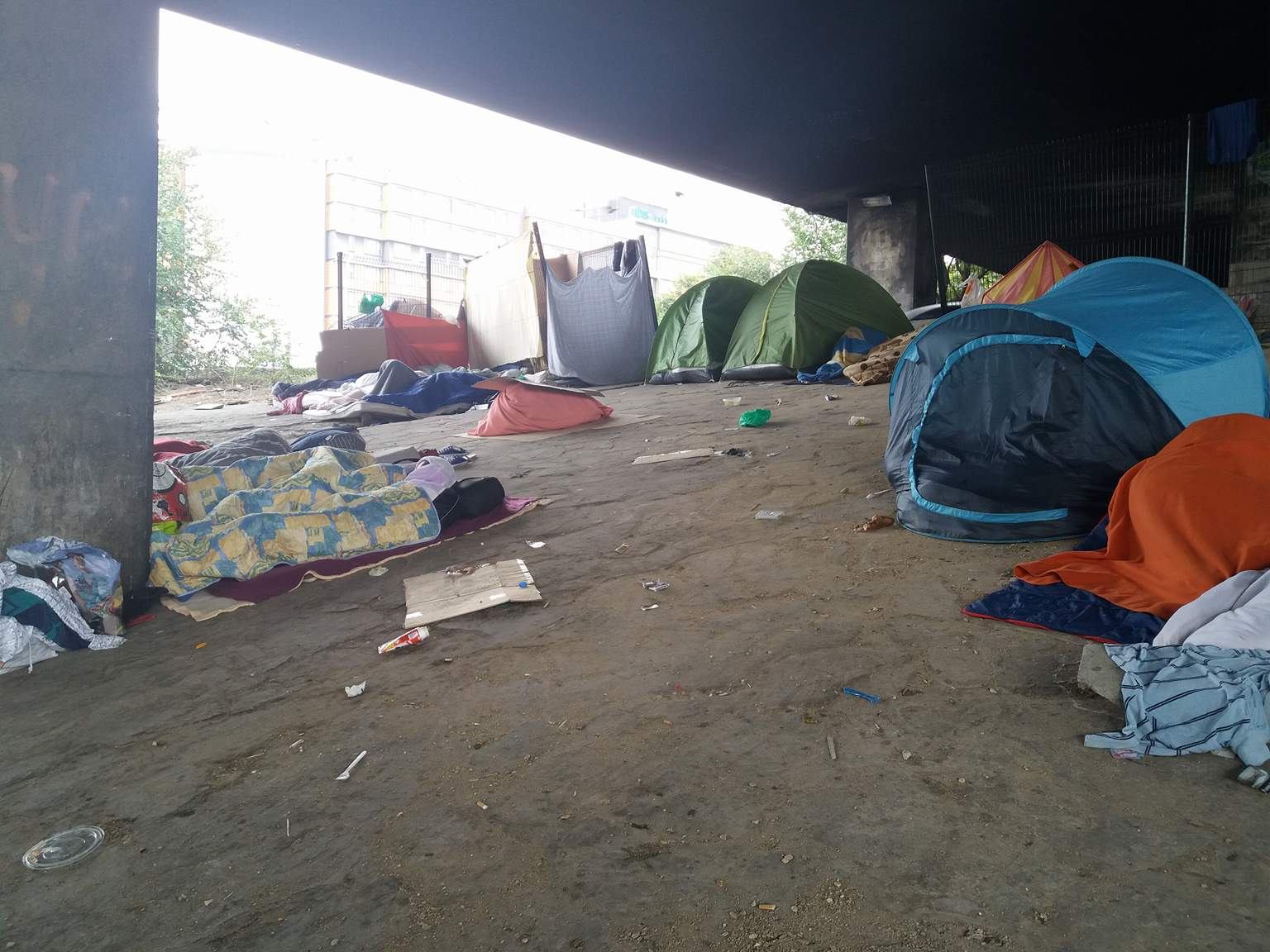 France Les Migrants De Retour Porte De La Chapelle A Paris France Terre D Asile
